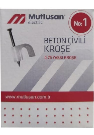 Mutlusan Çivili Kroşe No:1 100 Adet