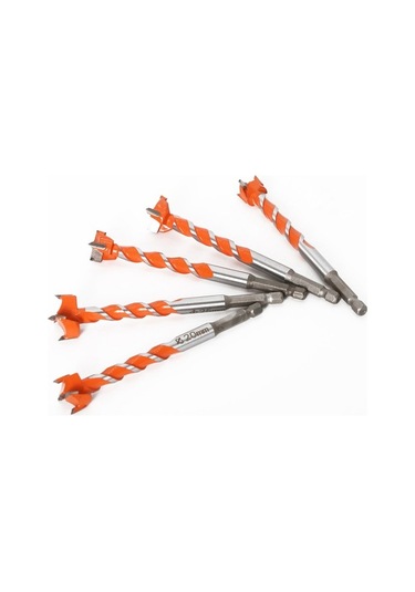 Prestigegoods Uzatma Forstner Ucu Ahşap İşleme Delik Açma Aleti Çimentolu Karbür 16-25mm 7mm Altıgen Saplı Turuncu Diğer