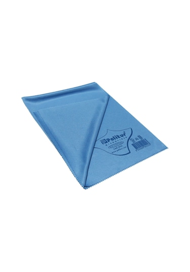 Polikur 3220 Universal Mikrofiber Cam Temizlik Bezi 40X50 Cm Mavi 1 Adet