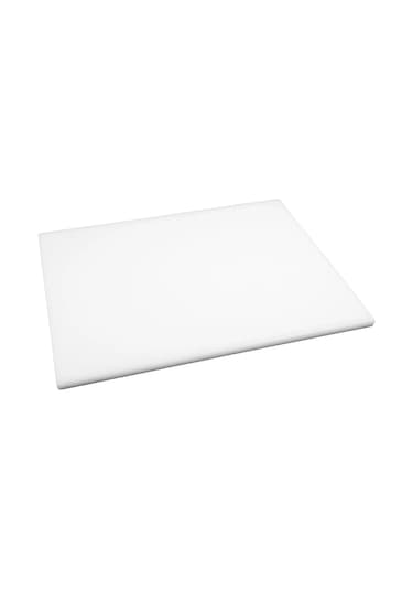 Türkay 50x30x2 Cm Polietilen Kesme Tahtası Kesim Levhası Naturel/beyaz 4733