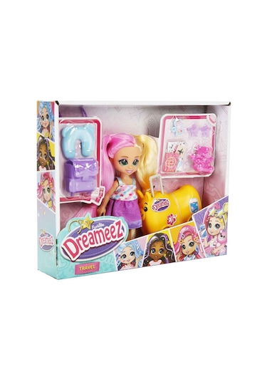 Mini Bebek Ve Aksesuarlı Seyahat Seti 12 Cm Bavullu Koleksiyonluk Figür