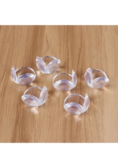 Jmsstore Silikon Köşe Koruyucu 12'li Şeffaf