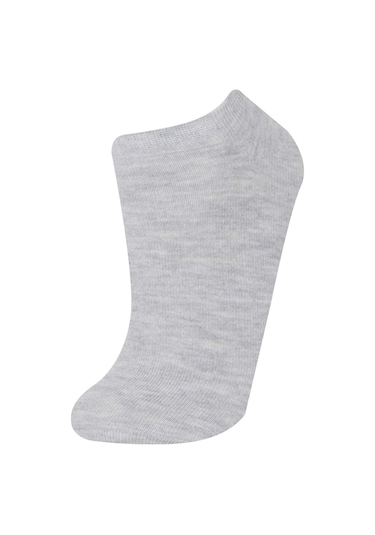 DeFacto Kadın 7'li Pamuklu Patik Çorap E9985AXNSKR1