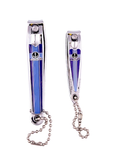 Anchor Çift Renkli Katelalı Tırnak Makası Seti 2 Li Mavi (GX108) GKH