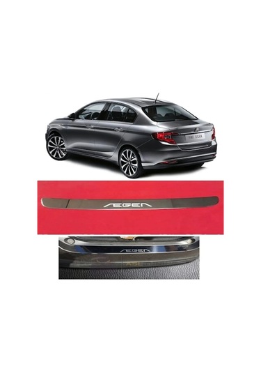 Fiat Egea Sedan Krom Arka Tampon Eşiği Taşlı 2016 - 2022