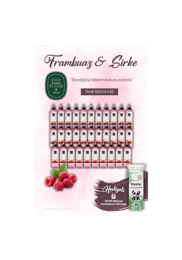 Eyüp Sabri Tuncer 32'li Frambuaz Sirke Tonik 500 Ml Ve Rosıe