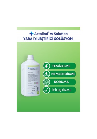 Actolind W Solutıon Yara İyileştirme Solüsyonu 1 L
