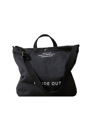 Neevoyu Erkekler İçin Çok Amaçlı Kanvas Çantası - Sırt/omuz/el Taşıma Seçenekleri, 44cm Büyük Kapasite, Reçine Açılış, Üniversite/iş İçin Siyah Siyah