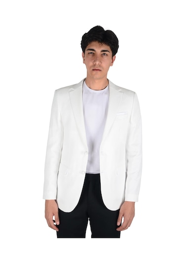 Cengiz İnler Armür Desen Slim Fit Erkek Ceket 001