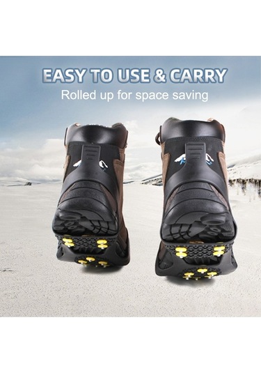 Novahub Kramponlar Buz Çivileri 10-diş Buz Tutuşları Kaymaz Tpe Buz Tutucular Ayakkabı Bot Çivileri Üzerinde Hafif Dış Mekan Sporları Yürüyüş Dağcılık Koşu Buzda Kar Yürüyüşü İçin Siyah, Kış Macerası İçin Mükemmel Siyah Novahub Kramponlar Buz Çivileri 10-diş Buz Tutuşları Kaymaz Tpe Buz Tutucular Ayakkabı Bot Çivileri Üzerinde Hafif Dış Mekan Sporları Yürüyüş Dağcılık Koşu Buzda Kar Yürüyüşü İçin Siyah, Kış Macerası İçin Mükemmel Siyah