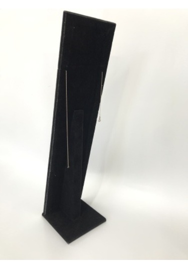 kolye -zincir sergileme standı (23 kesik) Siyah