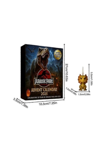 Jurassic Park Advent Takvimi 2025 - Dinozor Temalı 24 Günlük Noel Geri Sayımı