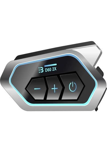 Ip67 Su Geçirmez 2 Kişi 300m Motor Telsiz İnterkom Bt5.3 Rgb Işık