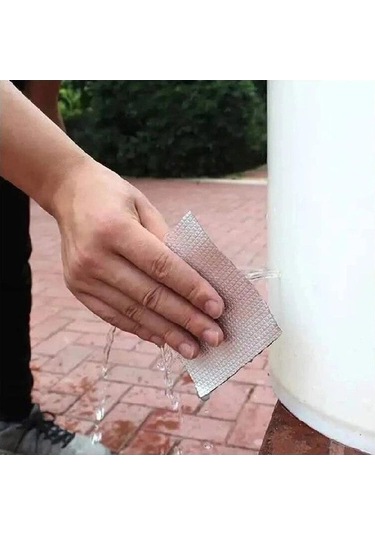 Pazly 10m Alüminyum Bant, Butil Sızdırmaz, Su Geçirmez, Yüksek Sıcaklık, D Etiket, Süper Yapışkanlı, Çatı Onarımı, Borular İçin, 56790391