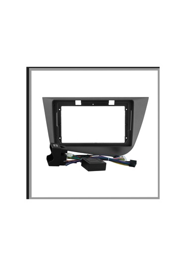 Seat Altea 2004-2014 / Toledo 2006-2009 9 Inc Füme Androıd Multimedya Çerçevesi - Soket-canbus