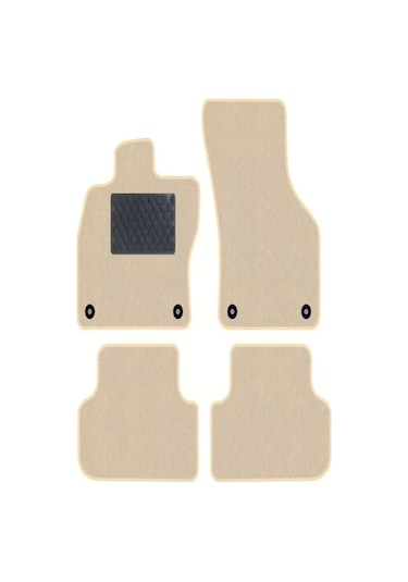 Mercedes W210 1996-2003 Bej Halı Bej Kenar Petek Topuk