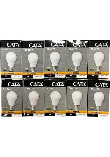 Cata CT-4277 9 W 6400K Led Ampul 10'lu
