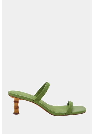 Katy Perry The Leilei Kadın Yeşil Topuklu Terlik Yeşil