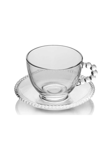 Perotti 12601 6 lı Çay Fincanı Cam Çay Fincan Takımı Fincan Seti