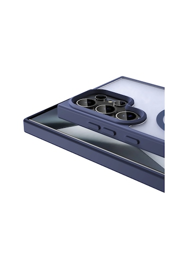 Toyigoo Galaxy Uyumlu S25 Ultra Kılıf M-safe Şarj Özellikli Mat Arka Yüzey Tygo Sio Kapak - Lila Lila