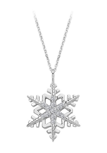 Sirius Pırlanta Kar Tanesi Kolye 0806P0025