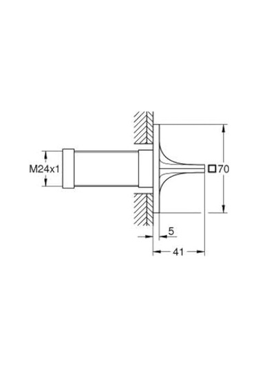 Grohe Allure Ankastre Stop Valf - 19334dl1 Diğer