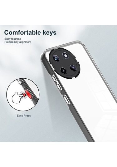 Moda Cbtx Realme 11 Uyumlu 3d Net Tpu Kılıf, 3 Renk Seçenekleri, Tam Koruma Diğer