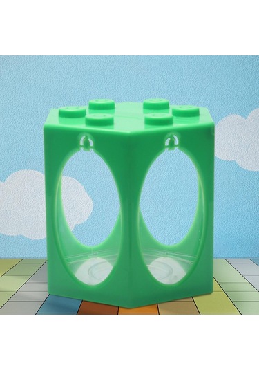 Suntek Mini Akvaryum Manzara Açık Süs Akvaryum Yuvarlak Yeşil