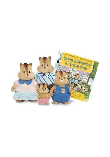 Li'l Woodzeez Çizgili Sincap Ailesi