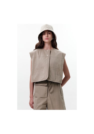 Lastik Detaylı Bucket Şapka Yeşil Yeşil