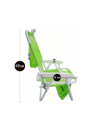 Çocuk Plaj Sandalyeleri Şemsiye İle Dış Mekan Mobilyası Plaj Çok Renkli