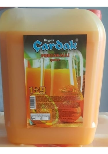 Beyaz Çardak Portakallı Konsantre Şurup 6 KG