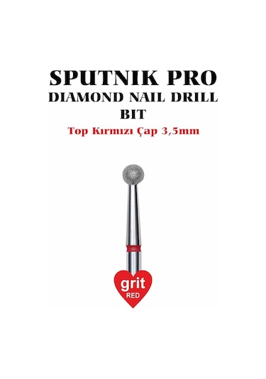 Elmas Top Freze Kırmızı Çap 2,7mm