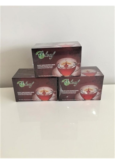Gano Derma Oleaf  Roybos Karışık Bitki Çayı Süzen Poşet 3 x 20'li