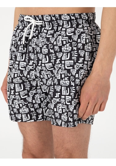 Pierre Cardin Erkek Siyah Deniz Şortu 50307957-vr046 Siyah