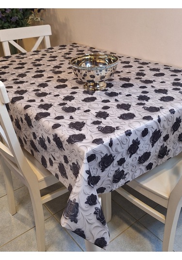 Kumaş Dokulu Tabanı Silikonlu Yıkanabilir Silinebilir Ütülenebilir Kaymaz Dekoratif Masa Örtüsü Brs020 Beyaz Siyah Kumaş Dokulu Tabanı Silikonlu Yıkanabilir Silinebilir Ütülenebilir Kaymaz Dekoratif Masa Örtüsü Brs020 Beyaz Siyah