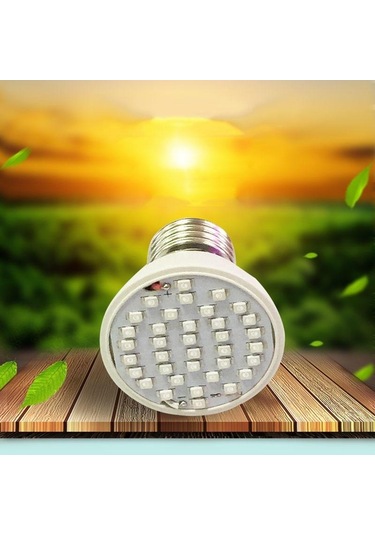 E27 5w 60 Led 2835 Smd Grow Ampul Lamba Bahçe Tesisi Çiçekli Hidroponik E27 80leds