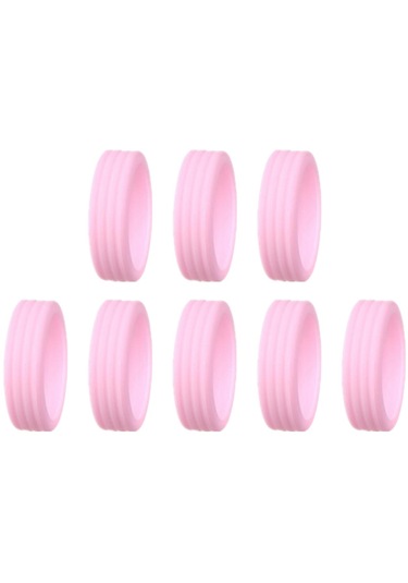 Homyl 8 Adet Bagaj Bavul Tekerlekleri Kapak Düşük Gürültü Pembe