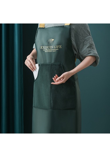 Springsun Suya Ve Yağa Dayanıklı Mutfak Önlüğü, Oxford Kumaş Ve Polar, Yeşil/kırmızı/mavi Seçenekleri, 66x76 Cm. Diğer