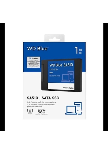 新品未開封　WD Blue SA510 1TB SATA SSD WD 1TB BLUE SA510 SATA3 560/520 WDS100T3B0A 2.5