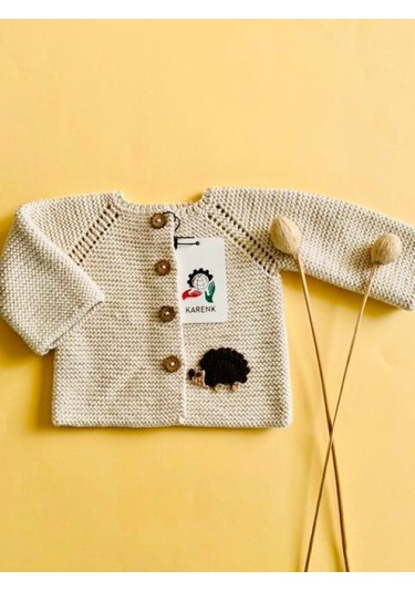 Karen Bebek Hırka Krem