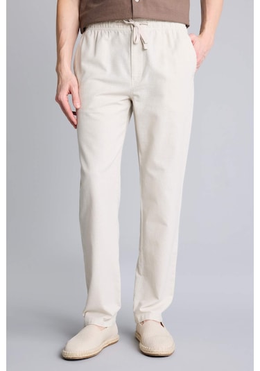 Defacto %100 Pamuk Slim Fit Pantolon D2671ax26smbg74 Bej-bg74