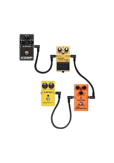 Sones Tek Blok Ses Enstrümanı Elektrik Gitar Efekt Hattı, Kablo Uzunluğu: 30 Cm Siyah