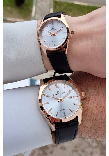 Daniel Klein Dkıste2399 Sevgili Çift Kol Saati Rose Gold