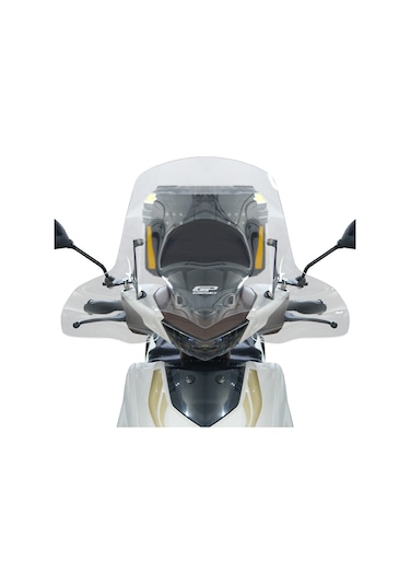 GP Kompozit  Hero DASH 125 2022-2024 Uyumlu Ön Cam Şeffaf 58 cm