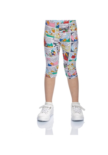 Lovetti Kız Çocuk Cartoon Network Desen Kapri 8788 Çok Renkli