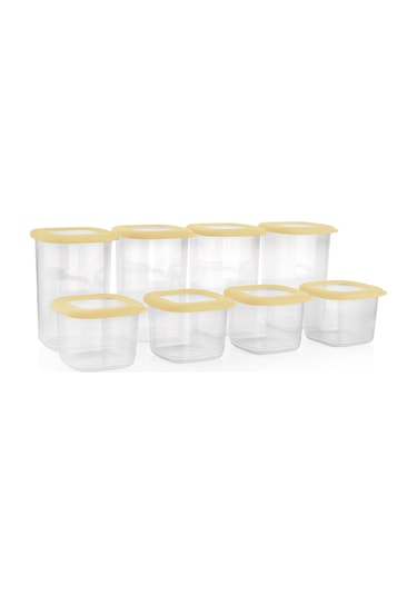 Schafer Hold Saklama Kabı 8'li Sarı