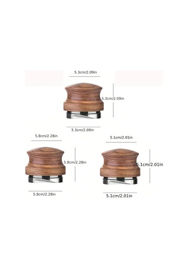 Motion003 1 Adet Choxıla Ahsap Sapli Paslanmaz Celik Tabanli 58 Mm Kahve Sıkma Aleti Espresso Dagıtım Aracı Ev Ve Profesyonel Baristalar Icin Ahşap