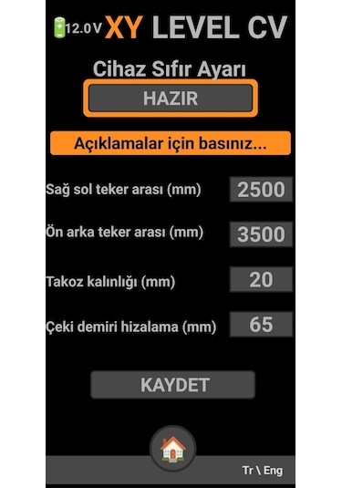 Çekme Karavan Kolay Dengeleme Cihazı