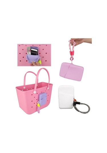 Dolıty Plaj Çantası Su Geçirmez Hafif Çanta Için Pembe Pembe